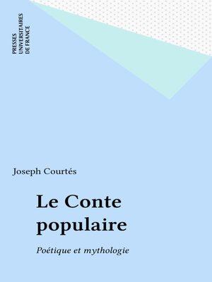cover image of Le Conte populaire